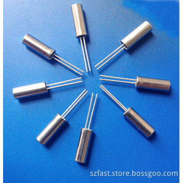 Cylindrical Encapsulation Compeletly Lead-Free Quartz Resonator